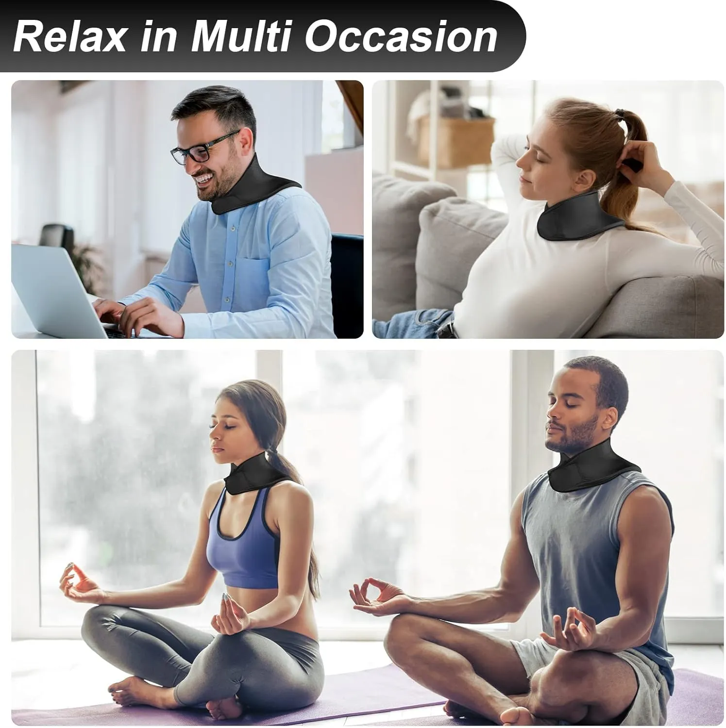 ComfiTECH Neck Ice Pack Wrap Gel, Cooling Pad for Cervical and Shoulder, Medium, 1 Pack
