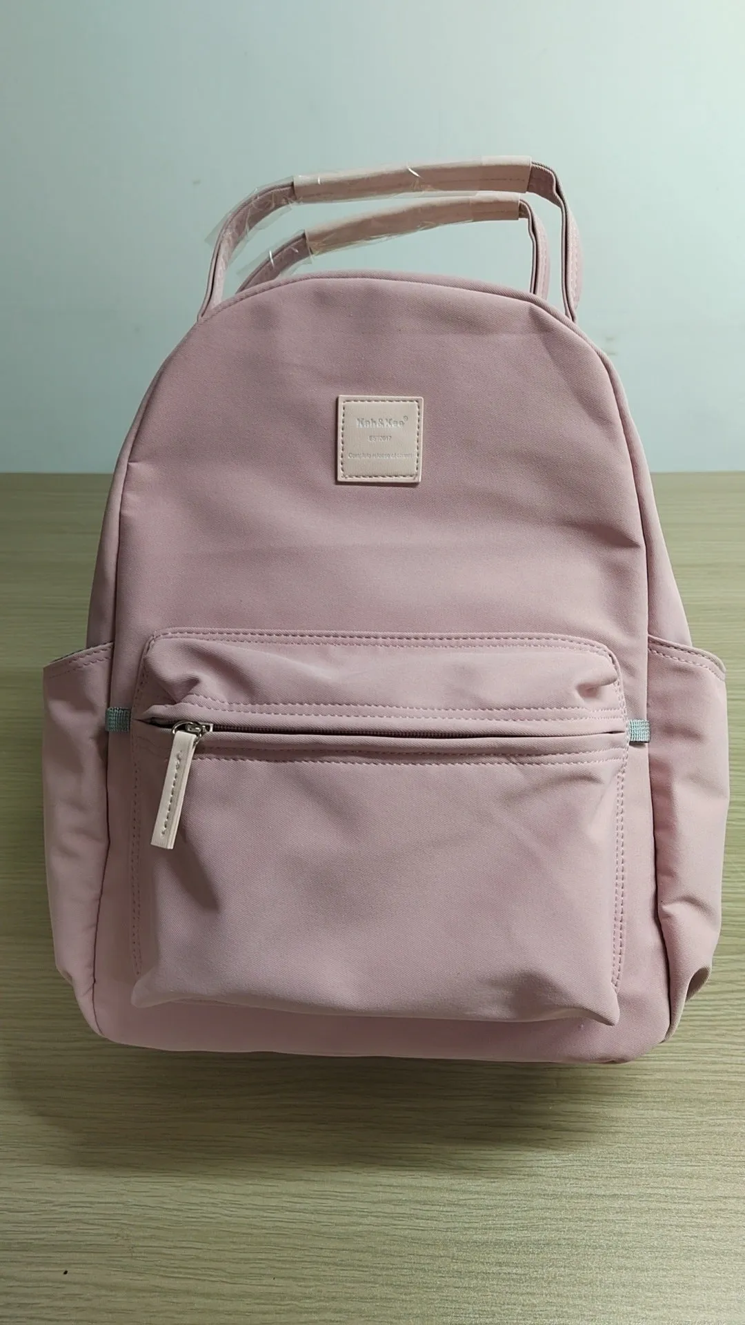 Cool Silk Inclined Ladders Pattern Waterproof Backpacks