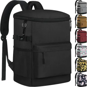 Cooler Backpack 33 Cans Backpack Coolers Insulated Leak Proof Soft Beach Cooler Bag for Men Women Ice Chest Backpack Camping Hiking Picnic Travel Cooler Lunch Backpack