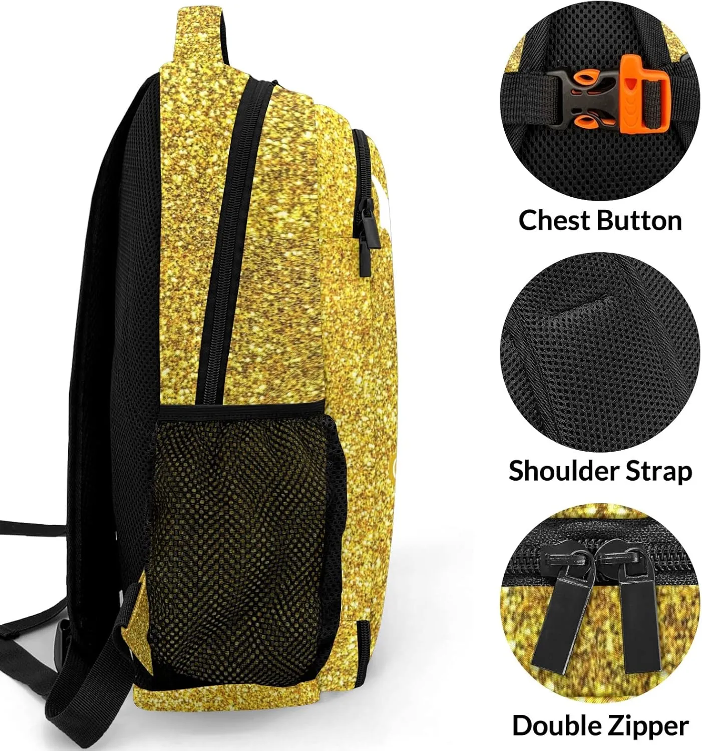Custom Ballet Dance Backpack Name Casual Bag Daypack for Women Men Camping Hiking