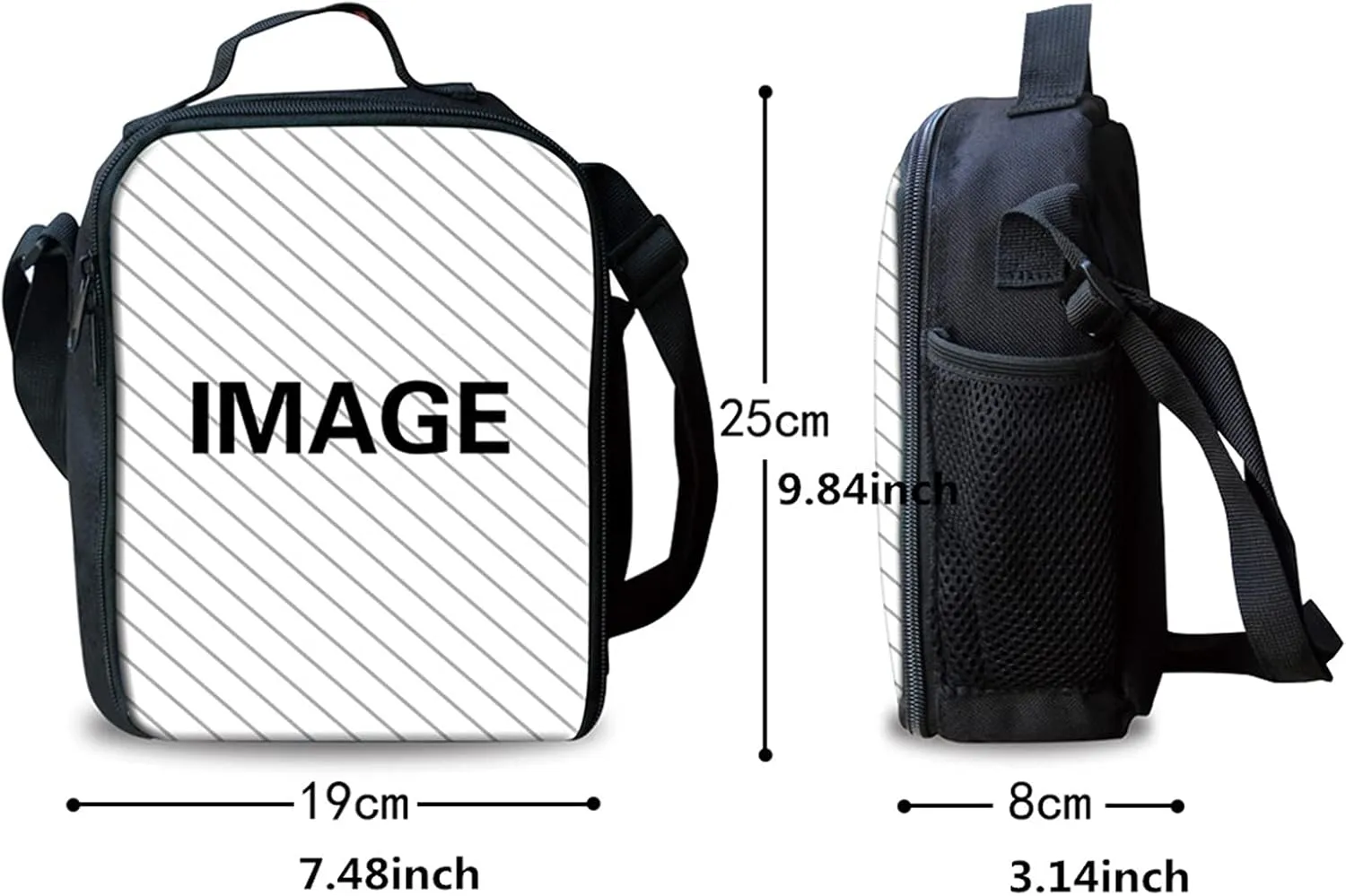 Custom Galaxy Wolf Backpack School Bag Boys Secondary School Girls Schoolbag for Kids Bookbag with Lunch Box Pencil Purse Hiking Camping Travel Picnic Personalized Backpacks Rucksacks