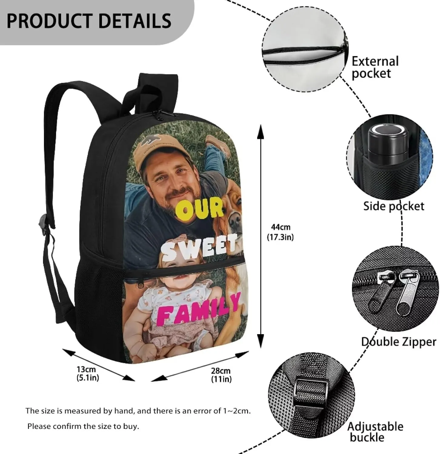 Customized Backpack for Girls Sturdy Backpack Students Laptop Bag Boys School Bags 5Th Grade Bookbag Workout Light Weight Travel Vacation Supplies