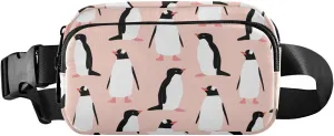 Cute Antarctica Bird Crossbody Bag for Women, Adjustable Belt Bag Fanny Packs, Fashion Waist Packs for Travel Running Workout