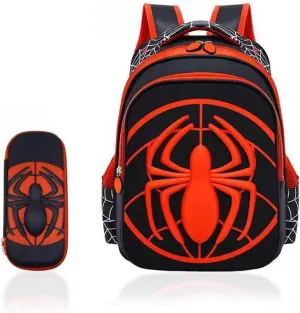 Cute Backpack with 1 cartoon small storage bag,15 Inch Large Capacity Waterproof Cartoon Bookbag Casual Daypack for Travel