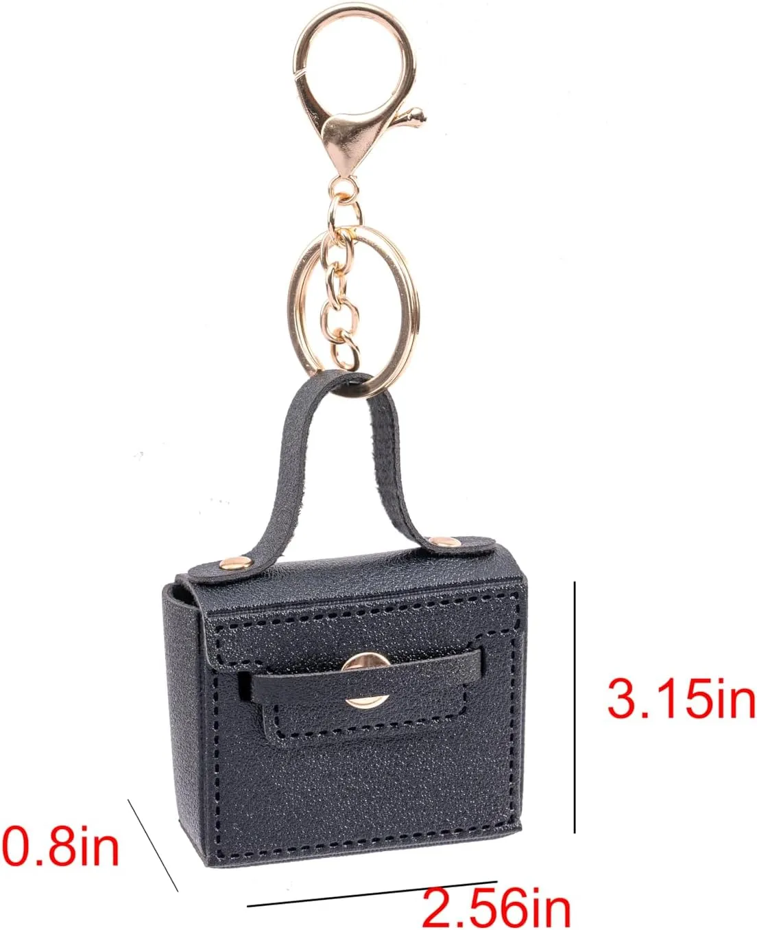 Cute Bag Charms for Women Handbags PU Leather Handbag Decoration Purse Charms Cute Pendant Keychain