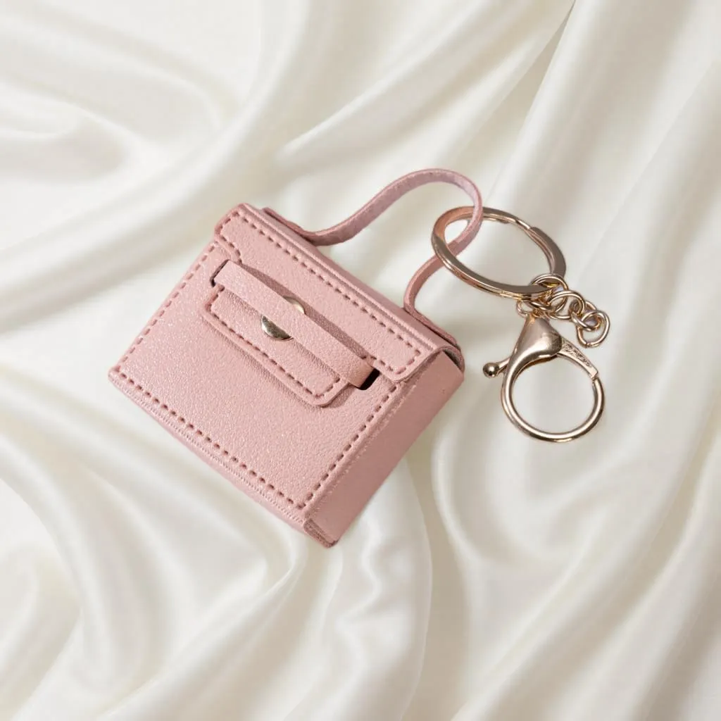 Cute Bag Charms for Women Handbags PU Leather Handbag Decoration Purse Charms Cute Pendant Keychain