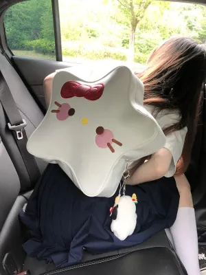 Cute Cartoon Cat Five-pointed Star Large Capacity Backpacks