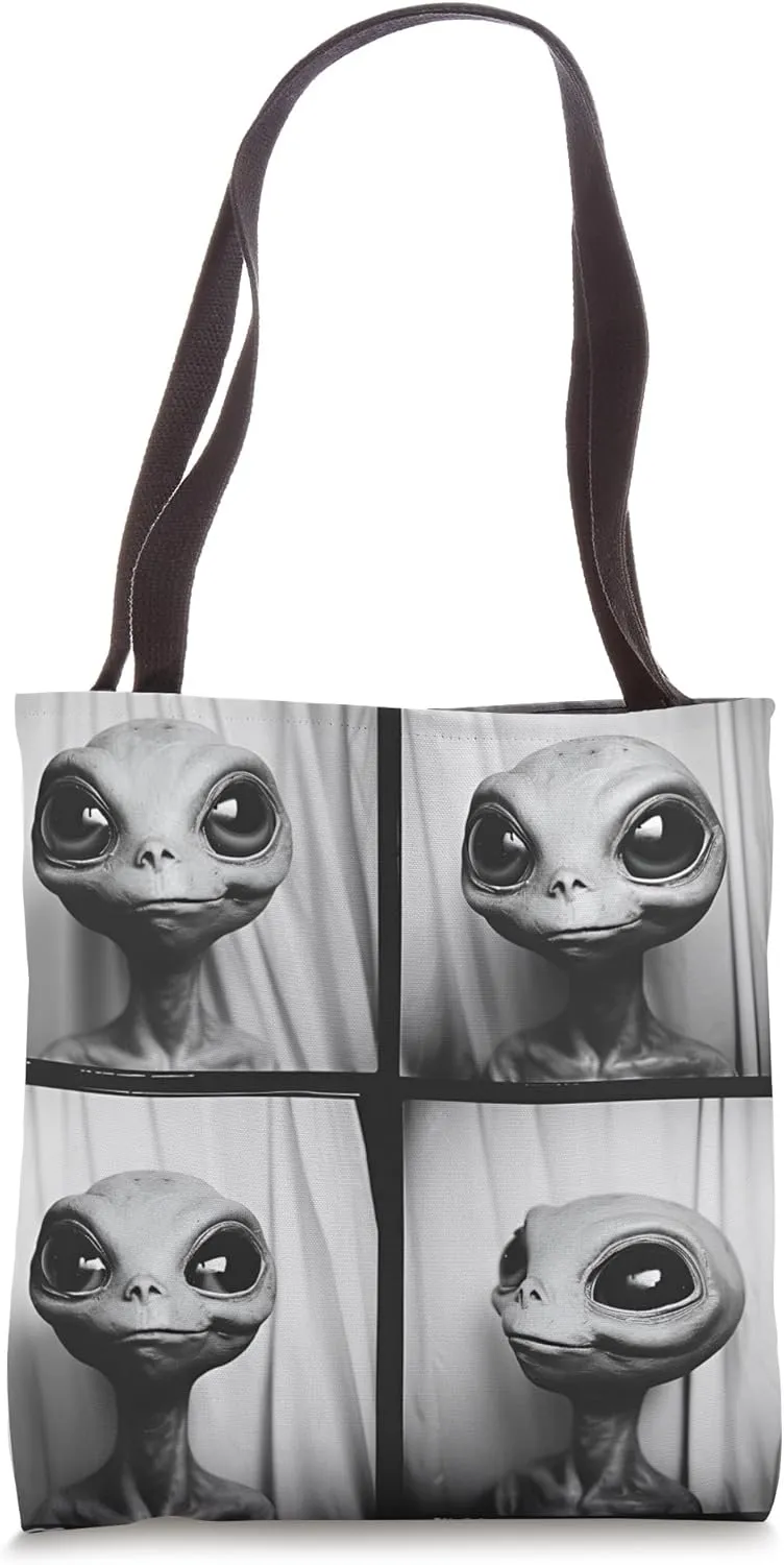 Cute Roswell Alien Photo Ebens Species Zeta Reticuli Alien Tote Bag