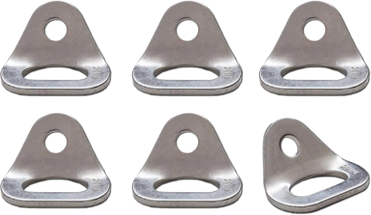 Danger Buddies 26kN Climbing Wall Bolt Hanger/Anchor/Tiedown for 3/8" Screw/Bolt Ideal for Rock Climbing and Home Gyms, Hammocks, Trailer Tie-Downs. Robust, Load-Bearing Steel Tie-Off