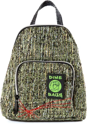 DIME BAGS - Club Kid Backpack - Stylish Mini Backpack with (Hemp Material, Timber)