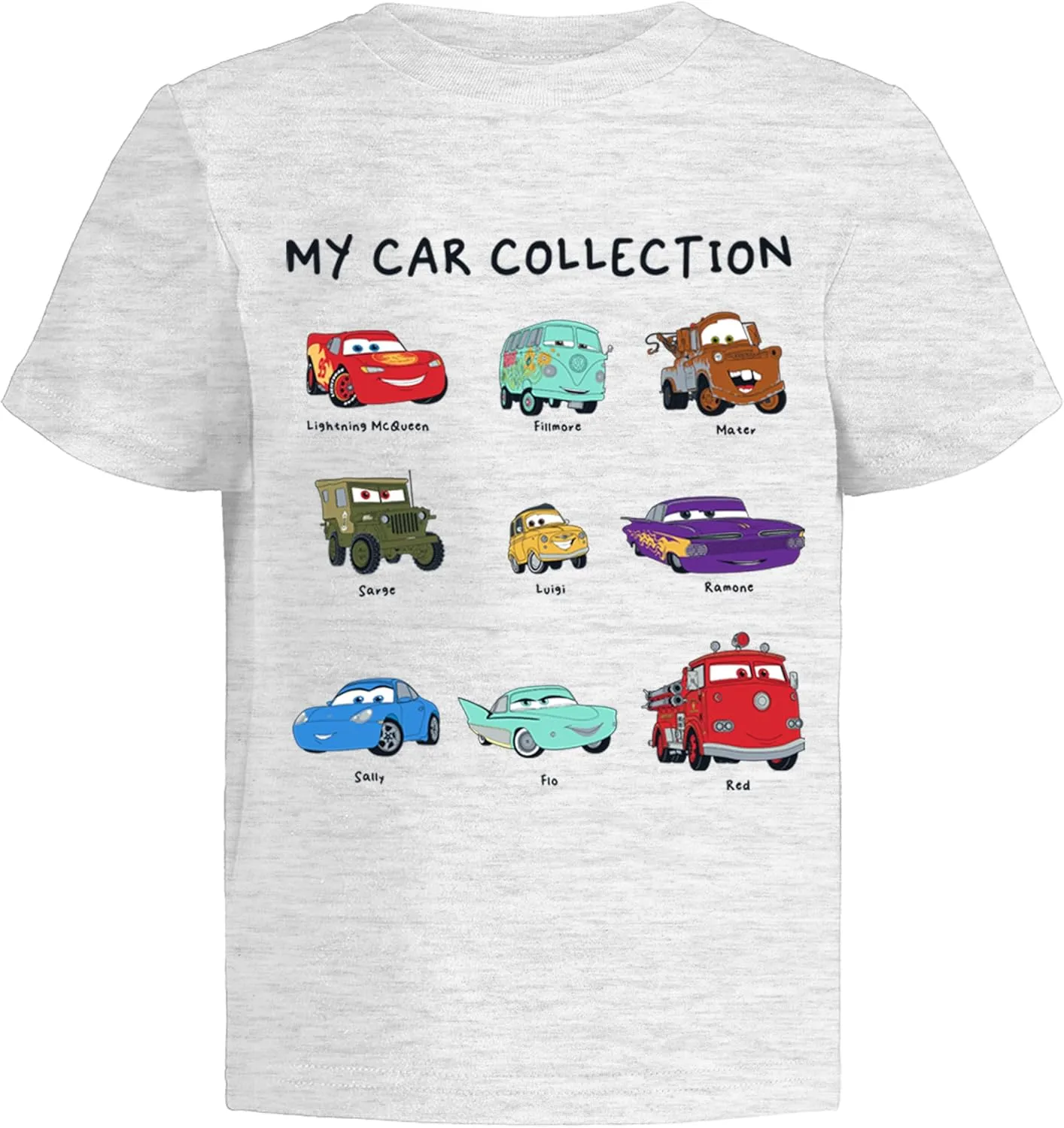 Disney Cars Lightning McQueen Pixar Graphic T-Shirt (Sets) Tow Mater Doc Cruz Finn Outfit Tee Toddlers Birthday Kids Clothes