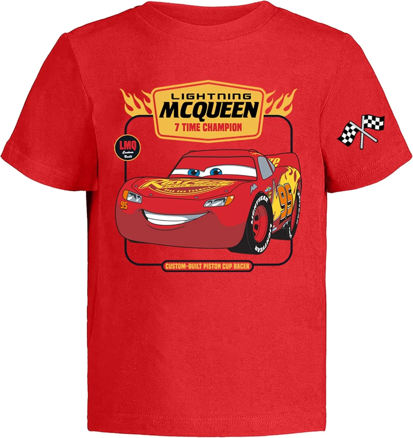 Disney Cars Lightning McQueen Pixar Graphic T-Shirt (Sets) Tow Mater Doc Cruz Finn Outfit Tee Toddlers Birthday Kids Clothes