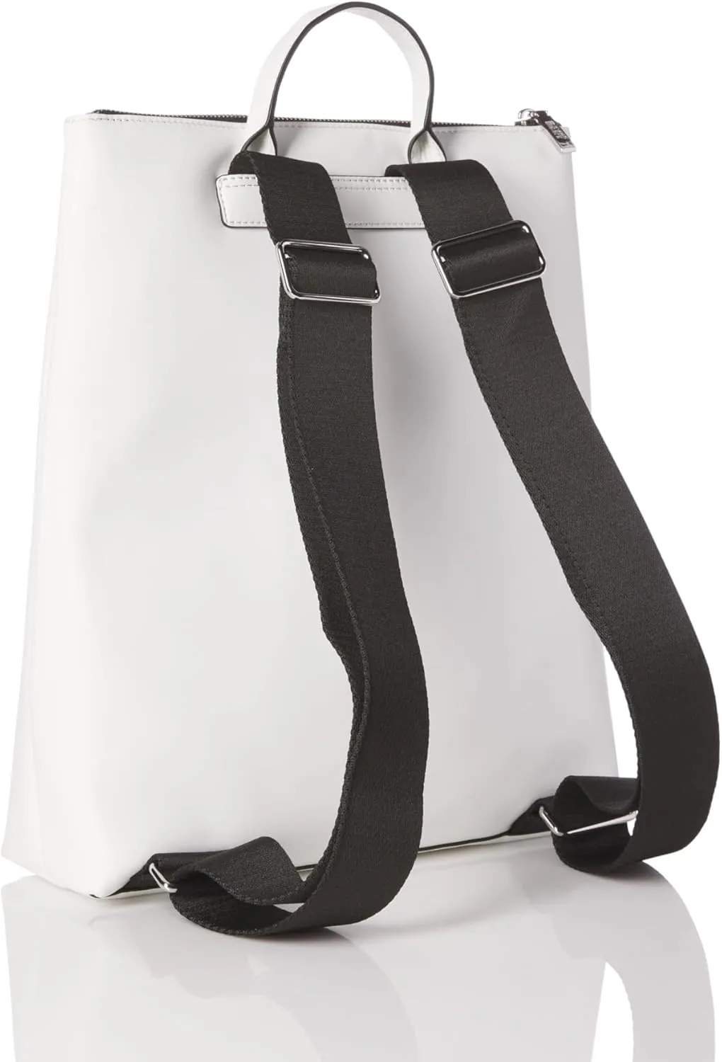 DKNY Women's Tinsley Backpack, Optic White/Black, One Size