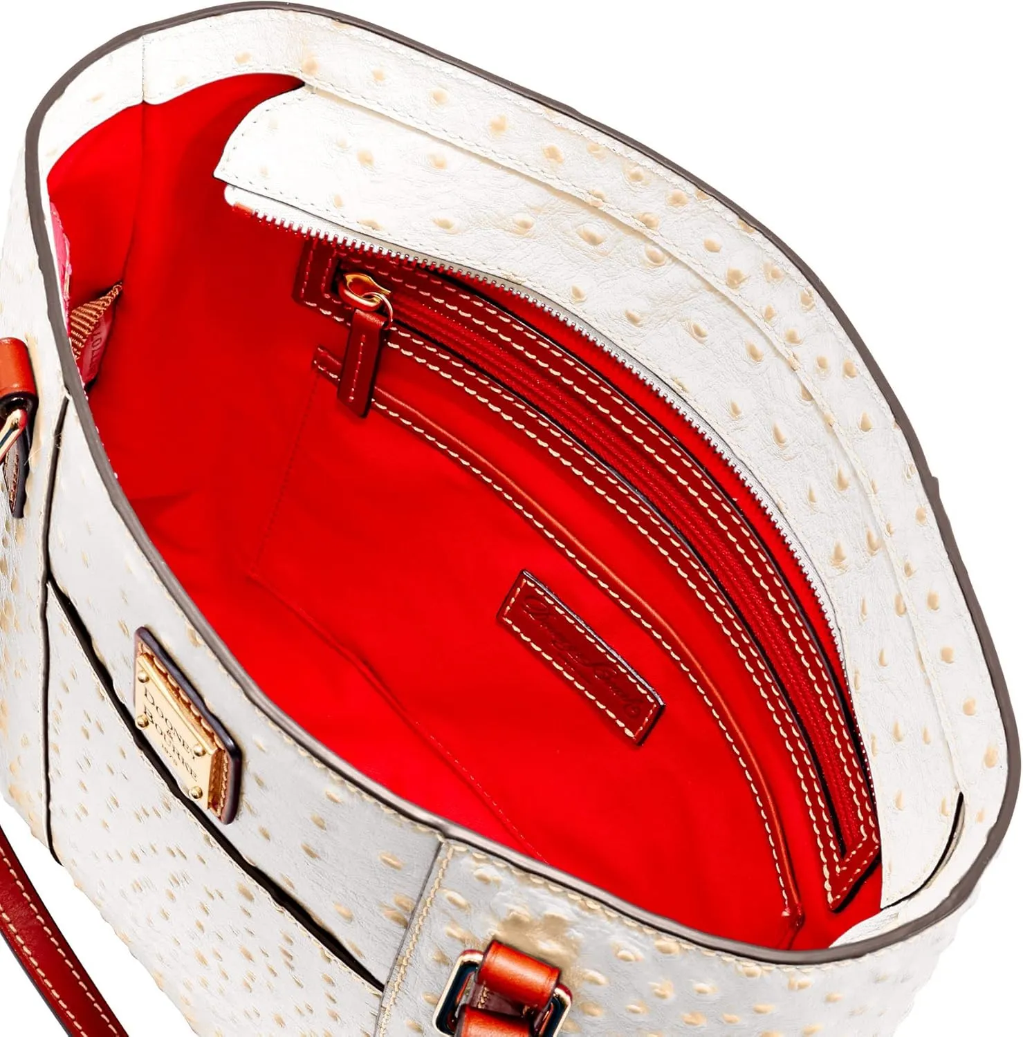 Dooney & Bourke Handbag, Ostrich Small Lexington Tote