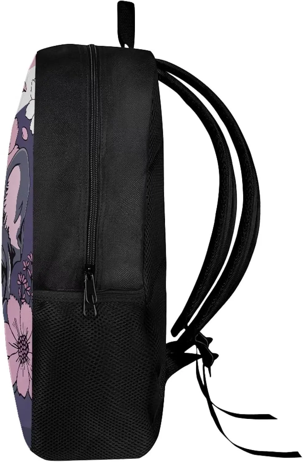 Dreaweet Bulldog Floral Backpack for Girls,Kids Backpack for Elementary School Girls 8-10 Preschool Backpack Student Book Bag,Girls Backpack for School Daycare Travel