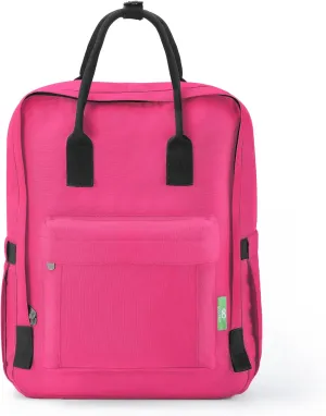 ECO CHIC Waterproof Recycled Canvas Twin-Handle Backpack – Sustainable Laptop Backpack