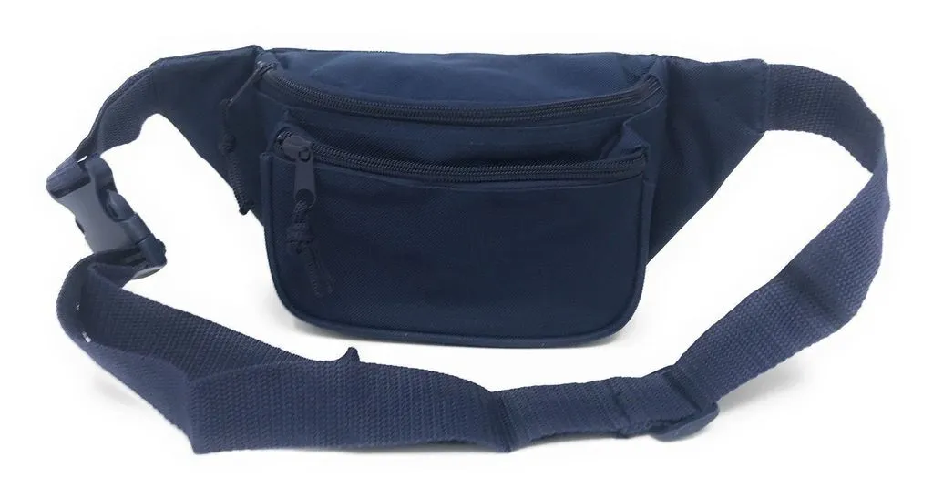 Eco Fanny Pack with Three Zippered Pockets