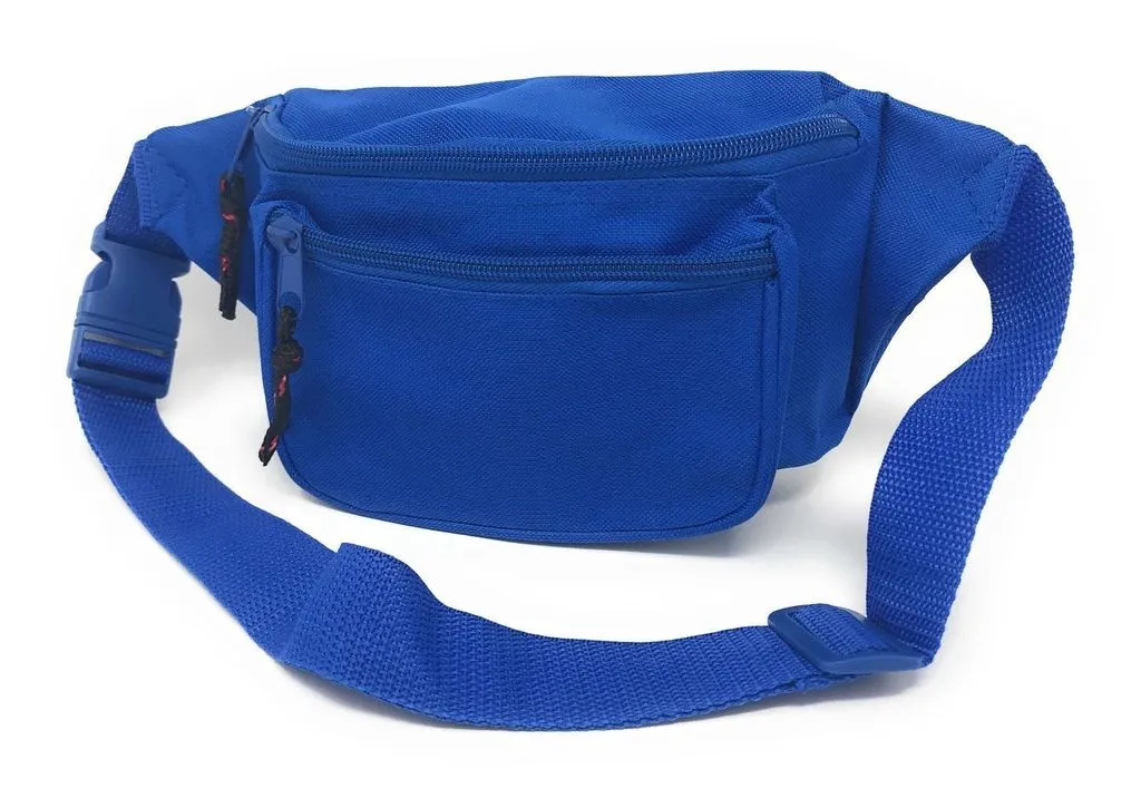Eco Fanny Pack with Three Zippered Pockets