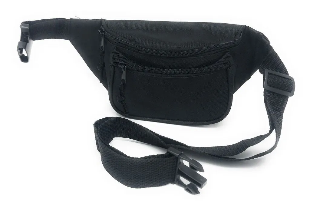 Eco Fanny Pack with Three Zippered Pockets