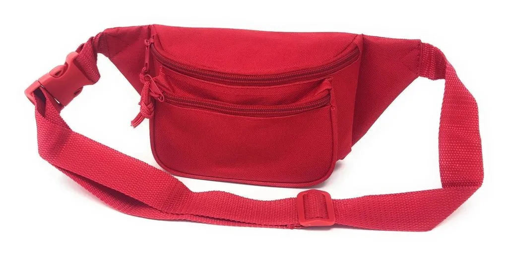 Eco Fanny Pack with Three Zippered Pockets