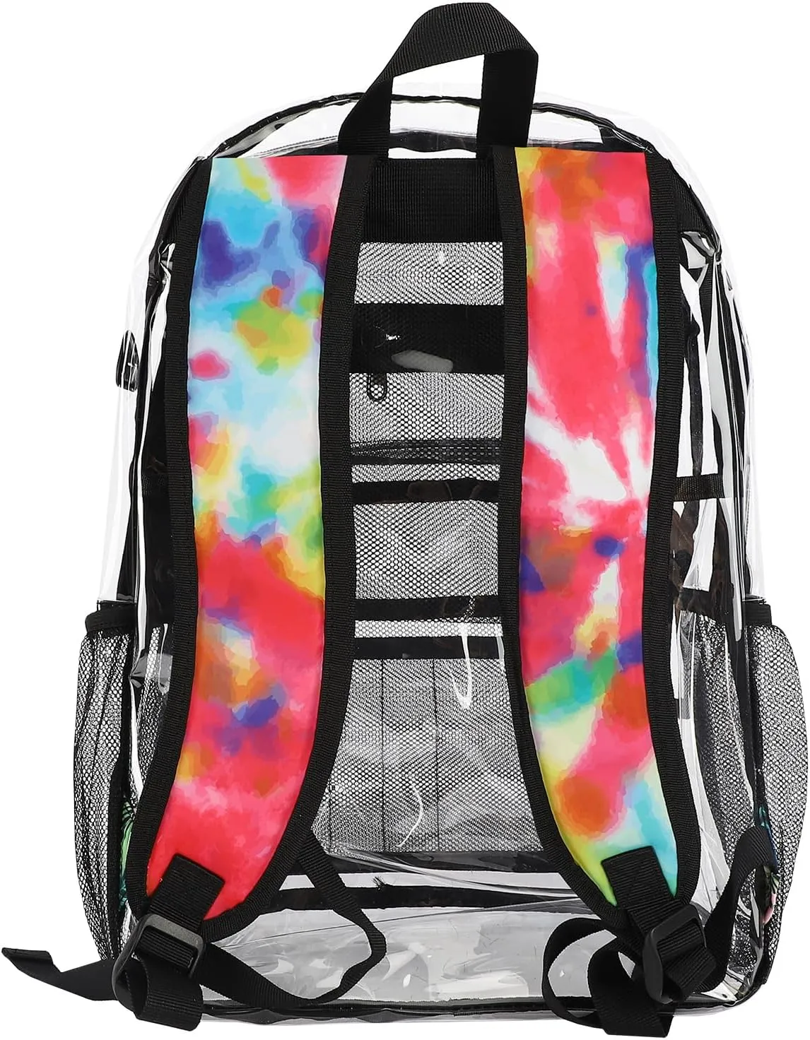 Emissary Stadium Approved Heavy Duty Clear Backpack - See Through, Transparent Plastic Bookbag for School & Concerts