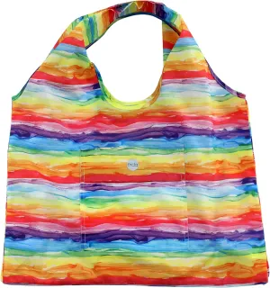 erda Sand-Free Travel Beach Bag Made with Recycled Water Bottles -Watercolor Rainbow