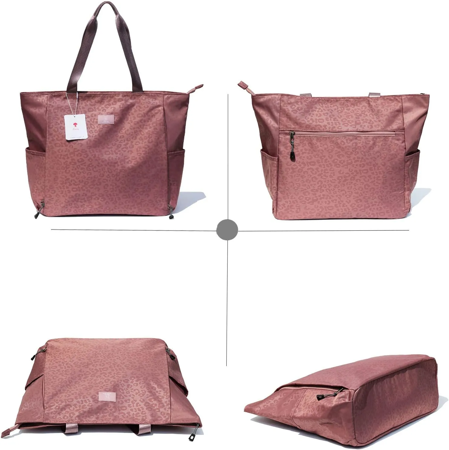 ESVAN Yoga Mat Bag Yoga Tote Carrier Shoulder Bag Carryall Tote for Office,Yoga,Pilates,Travel,Beach and Gym