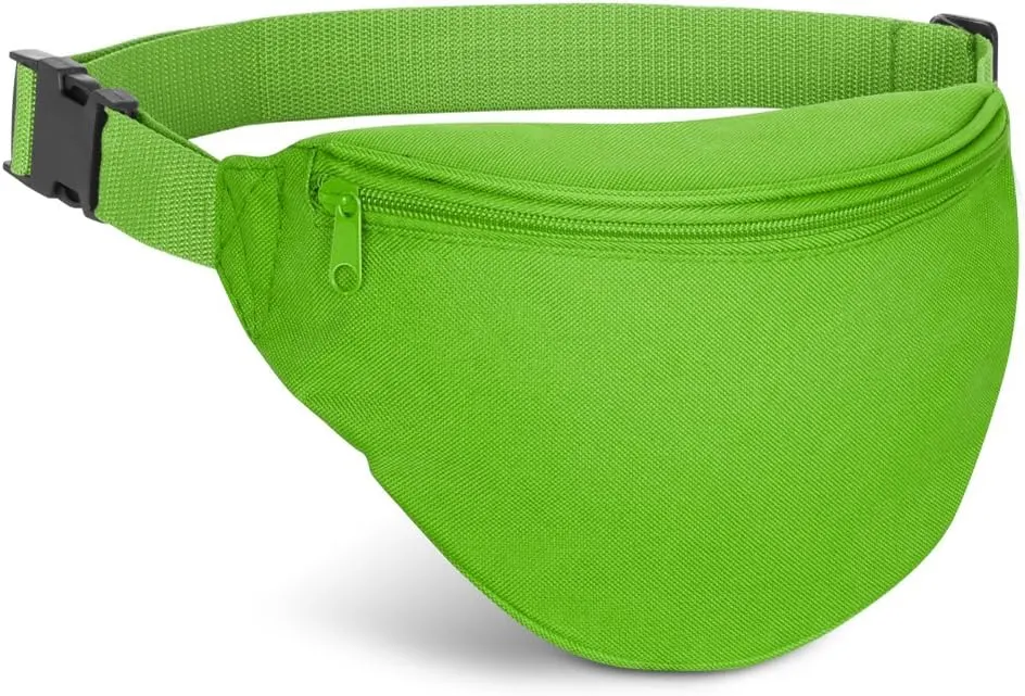 Fanny Pack, AirBuyW Women Men Quick Release Adjustable Strap Travel Sport Running Cute Fashion Fanny Pack Bag, Neon Green