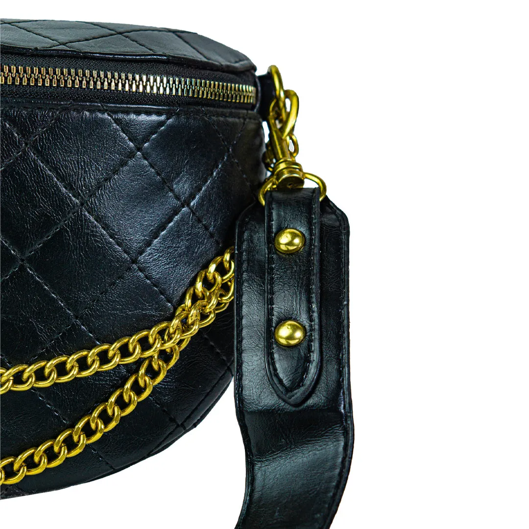Fanny Pack - Pattern Chain Black