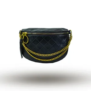Fanny Pack - Pattern Chain Black