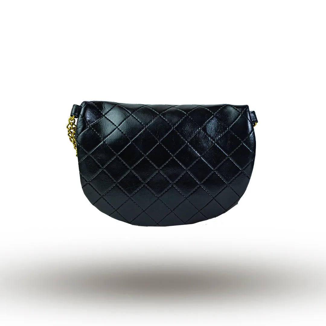 Fanny Pack - Pattern Chain Black