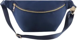Fanny Packs for Women Belt Bag Fashion Waist Pack for Men Water-resistant Nylon Crossbody Sling Bags for Women (Navy Blue)