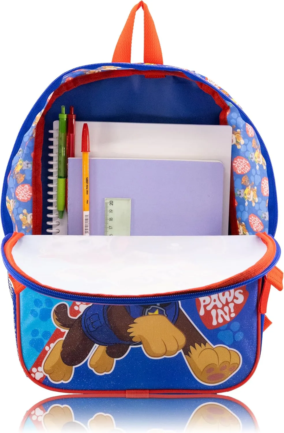 Fast Forward Paw Patrol Backpack With Lunch Box for Kids | Insulated Lunch Bag Lunch Box for Boys, Girls, Toddlers | 14" Backpack for School and Reusable Lunchbox