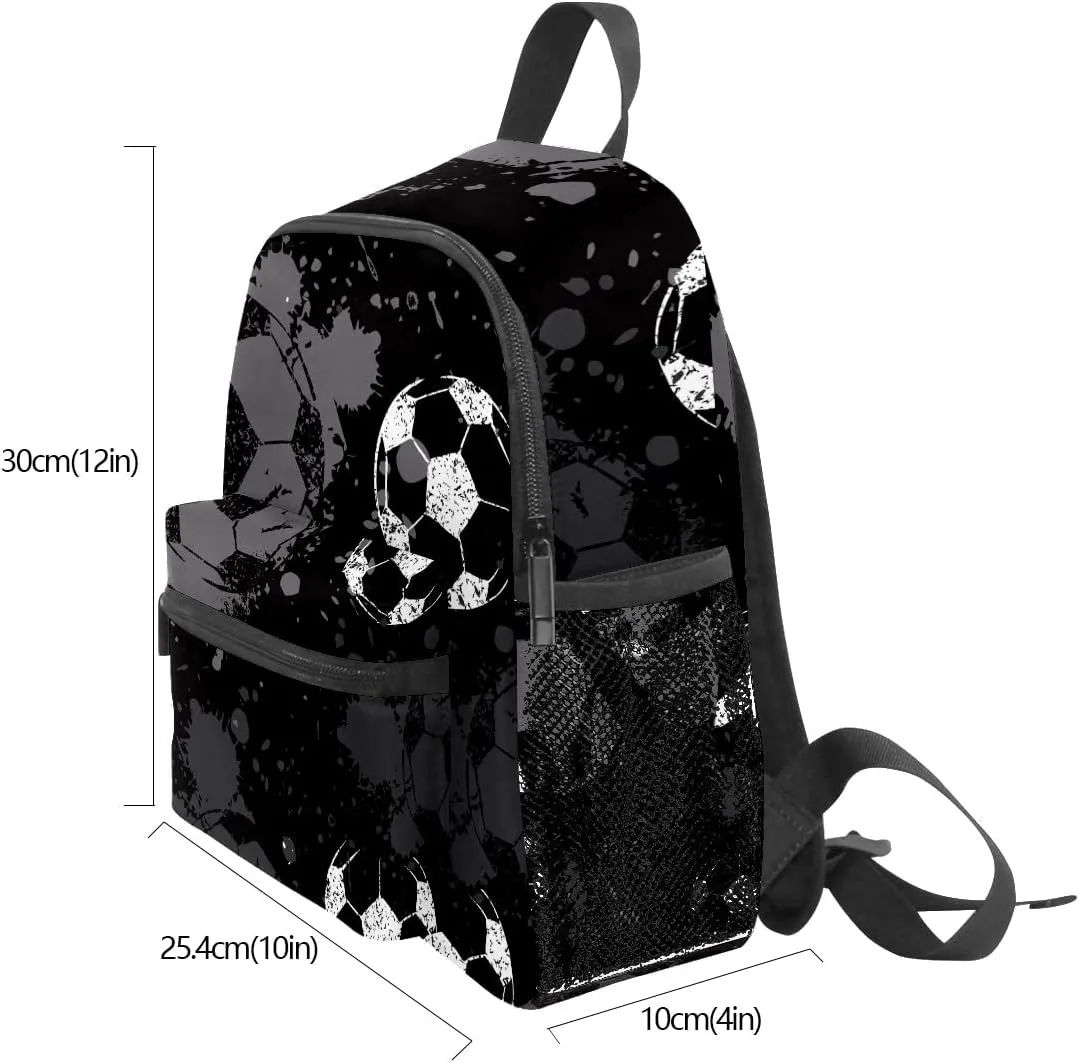 FCZ Kids School Bag Girls Boys Preschool Toddler Backpack Lightweight Shoulder Book Bag for Kids Perfect for Kindergarten Football Soccer