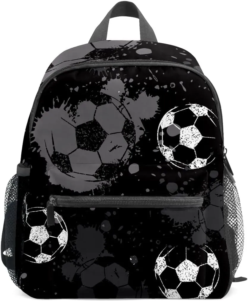 FCZ Kids School Bag Girls Boys Preschool Toddler Backpack Lightweight Shoulder Book Bag for Kids Perfect for Kindergarten Football Soccer
