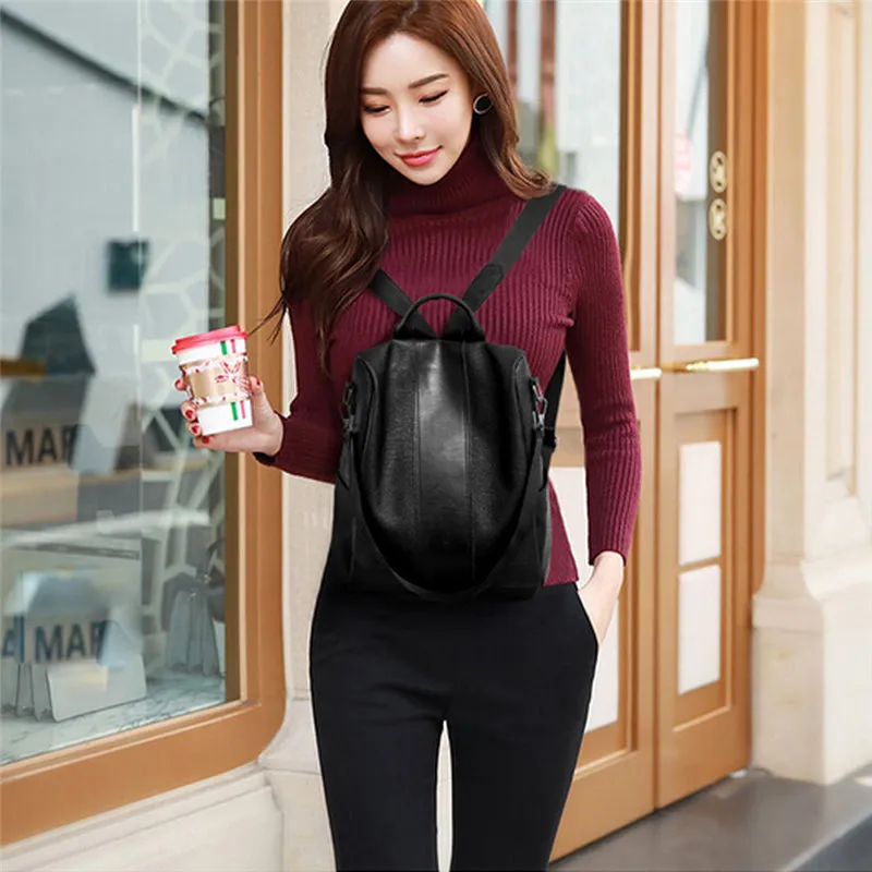 Female anti-theft backpack classic