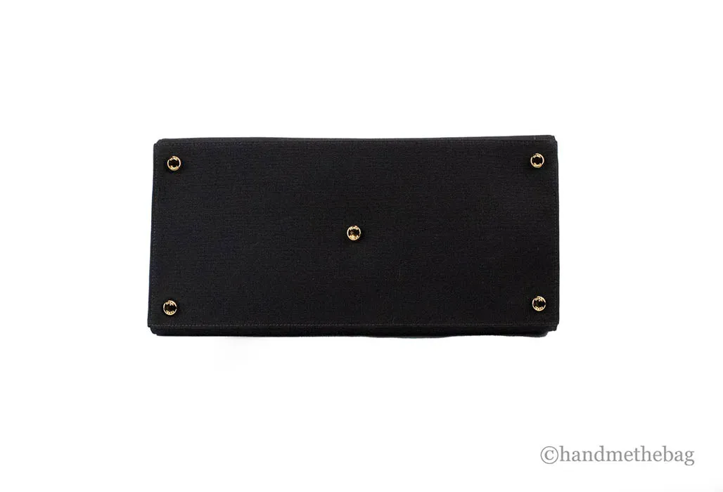 Fendi X Versace Fendace Medium Black Canvas Shopper Tote