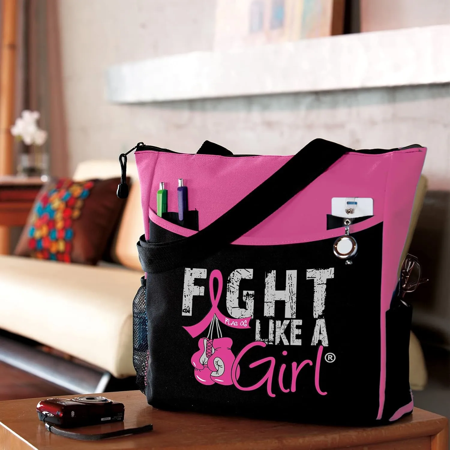 Fight Like a Girl Knockout Dakota 5-Pocket Tote Bag