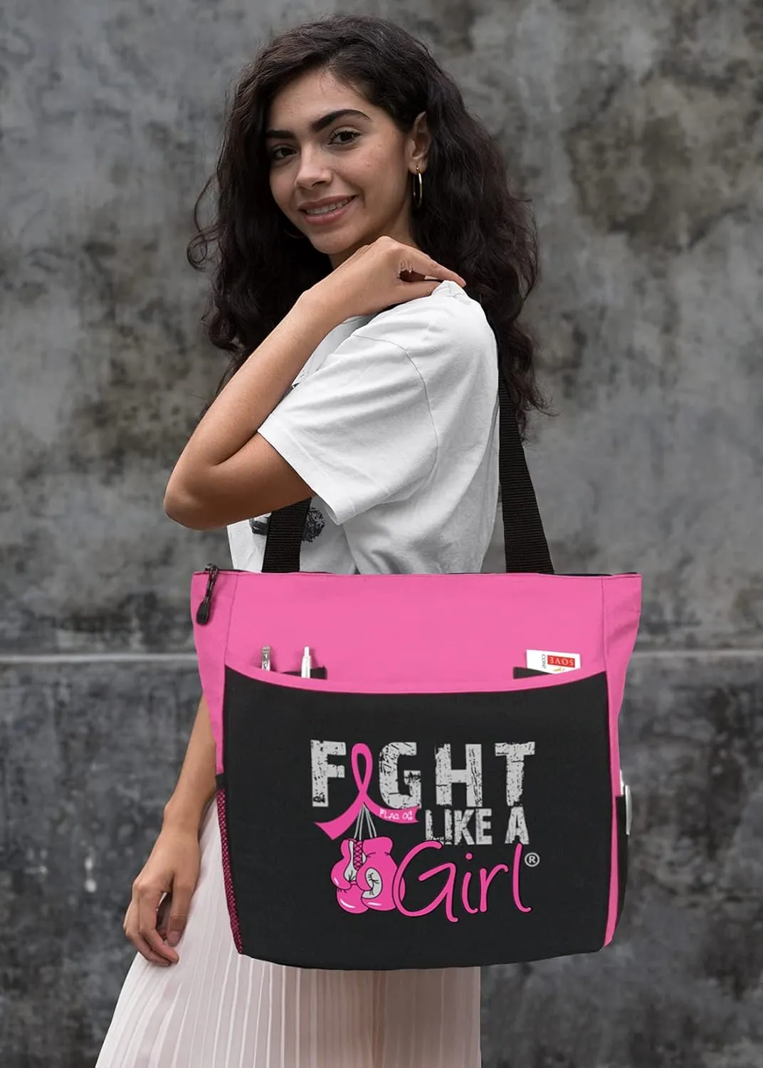 Fight Like a Girl Knockout Dakota 5-Pocket Tote Bag