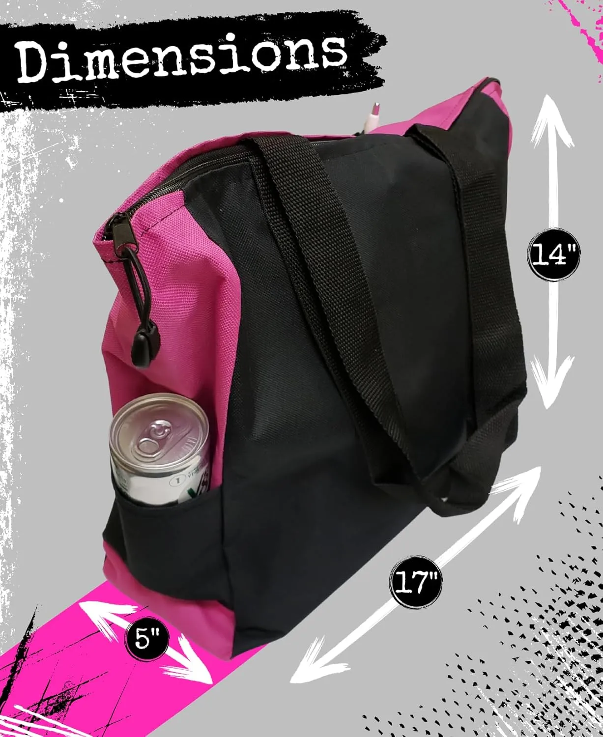 Fight Like a Girl Knockout Dakota 5-Pocket Tote Bag