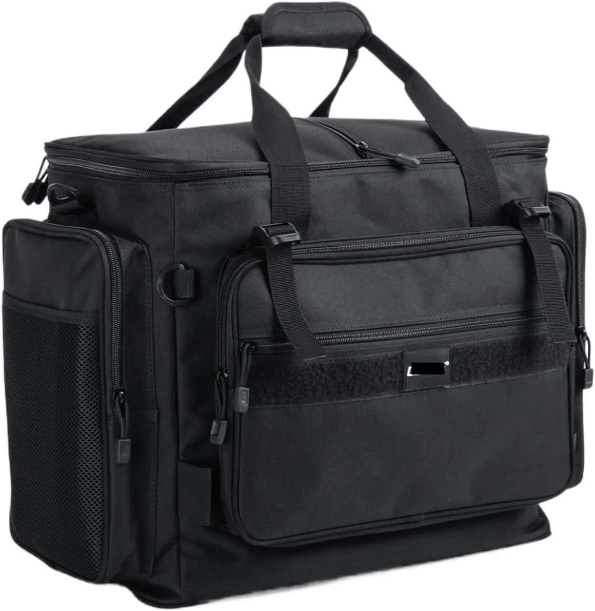 Fishing Bag Waterproof Crossbody Large-Capacity Fishing Rod Special Storage Tackle Bag(Black L)