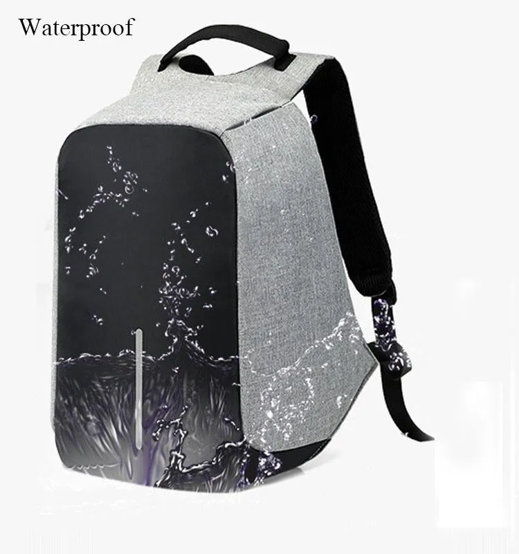 Flawless Waterproof Laptop Amazing Anti-theft Backpack-External Fast shipping USB