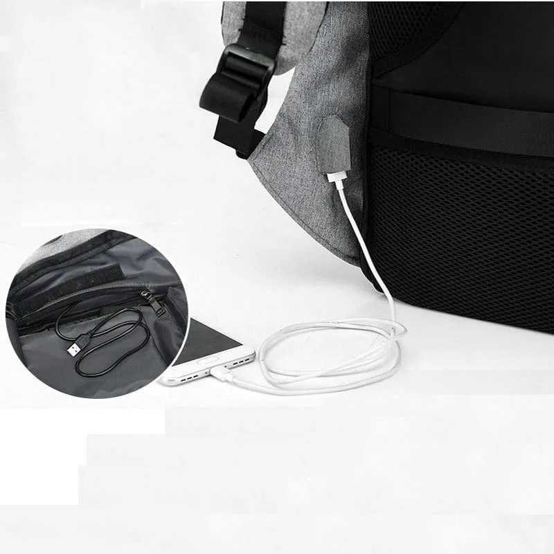 Flawless Waterproof Laptop Amazing Anti-theft Backpack-External Fast shipping USB