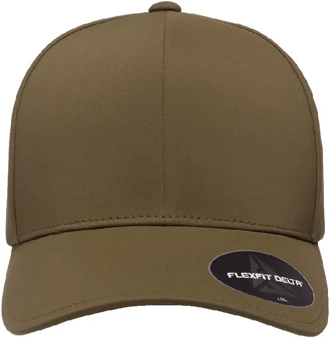 Flexfit Delta 180 Seamless Stretch-Fitted Hat with 3-Layer Sweatband | Bulk Packs Available
