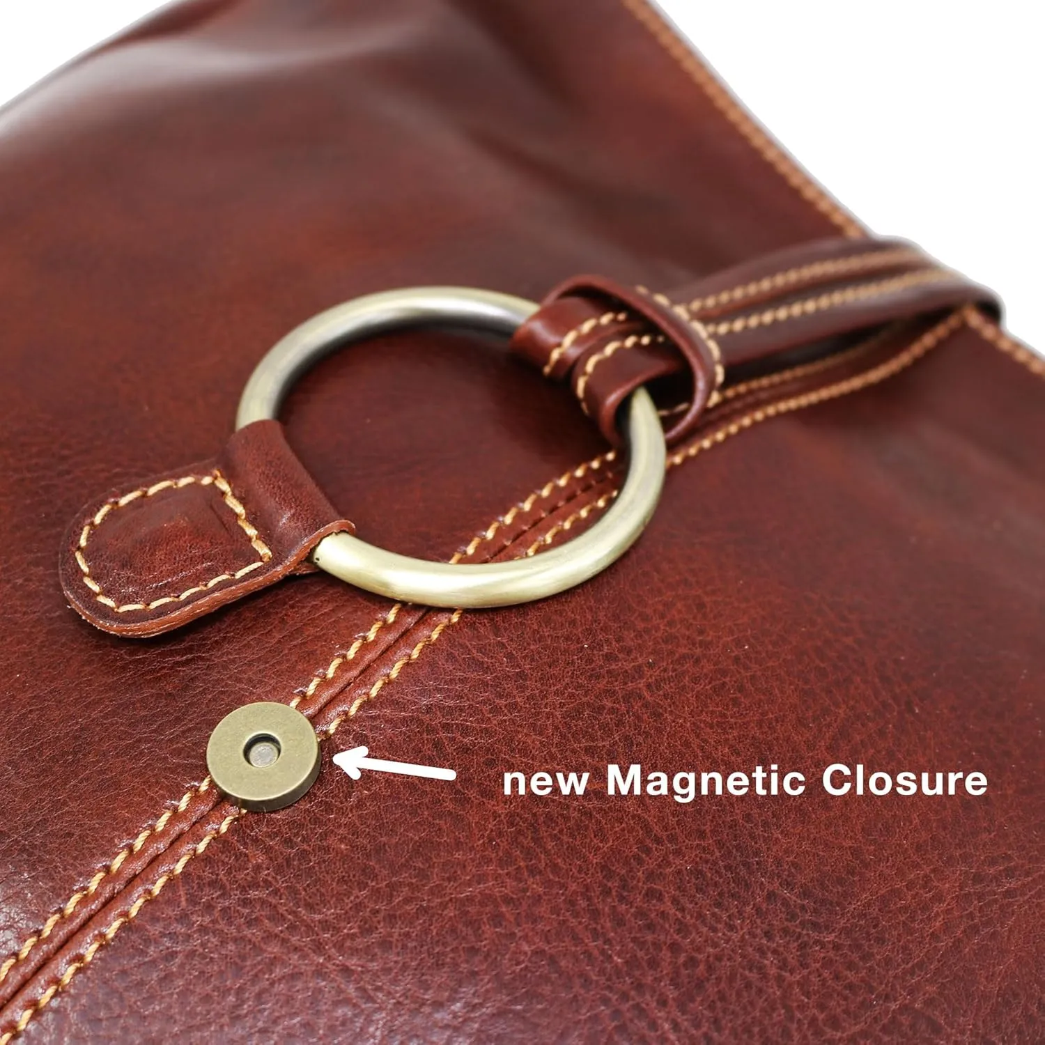 Floto Luggage Italian Tavoli Tote, Vecchio Brown, Medium