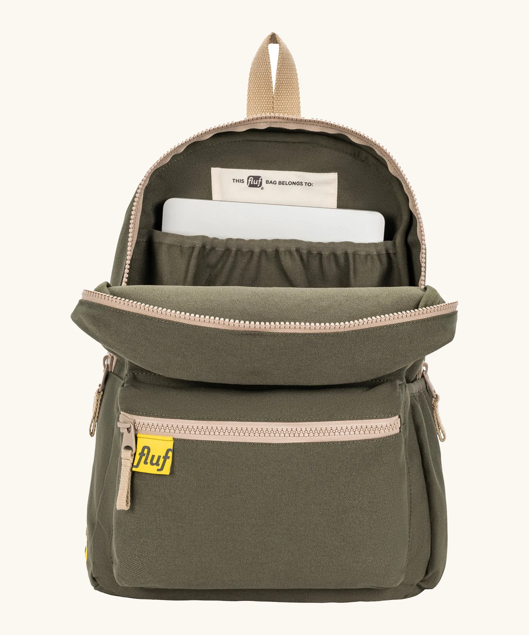 Fluf B Pack Organic Cotton Backpack