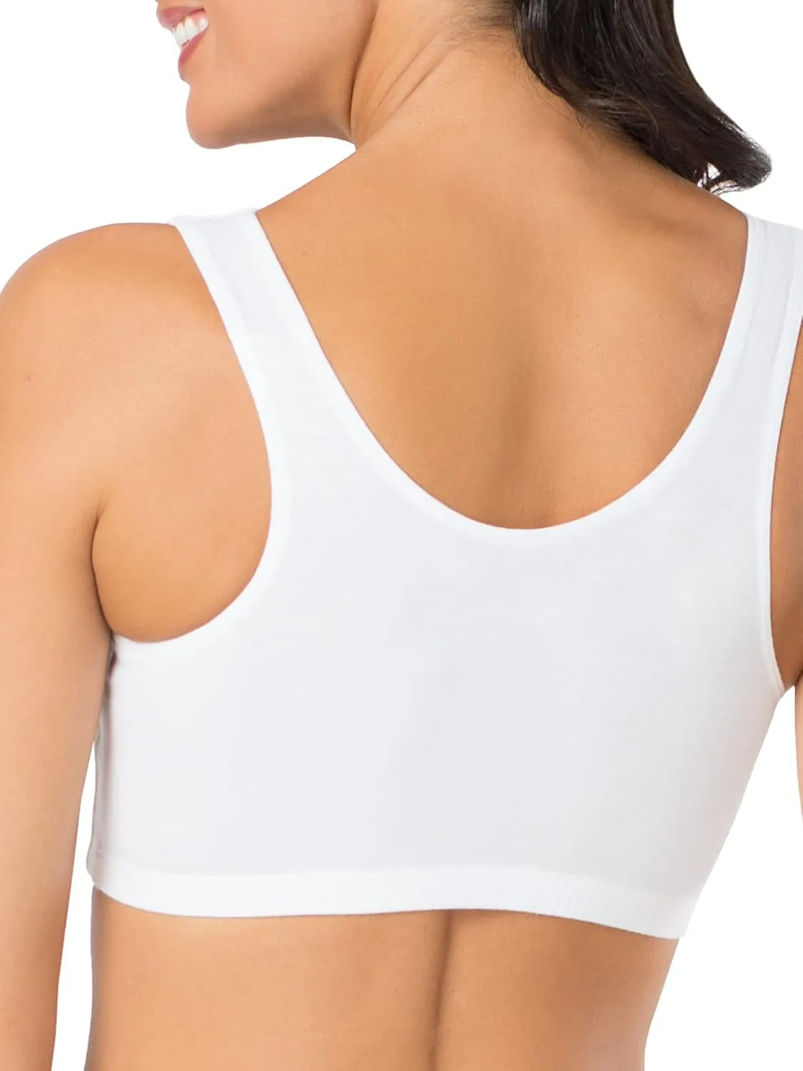 Fruit of the Loom Cotton Tank Bra for Women - Ultimate Comfort & Breathable Fit - Fashion Packs