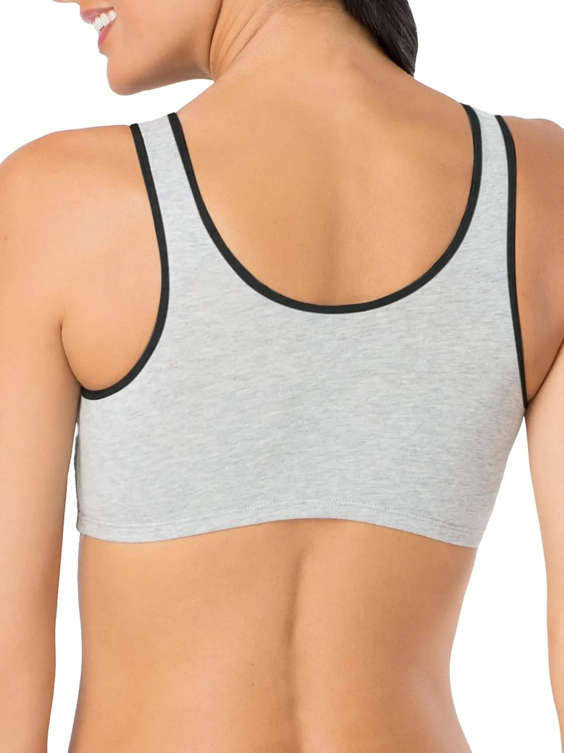 Fruit of the Loom Cotton Tank Bra for Women - Ultimate Comfort & Breathable Fit - Fashion Packs