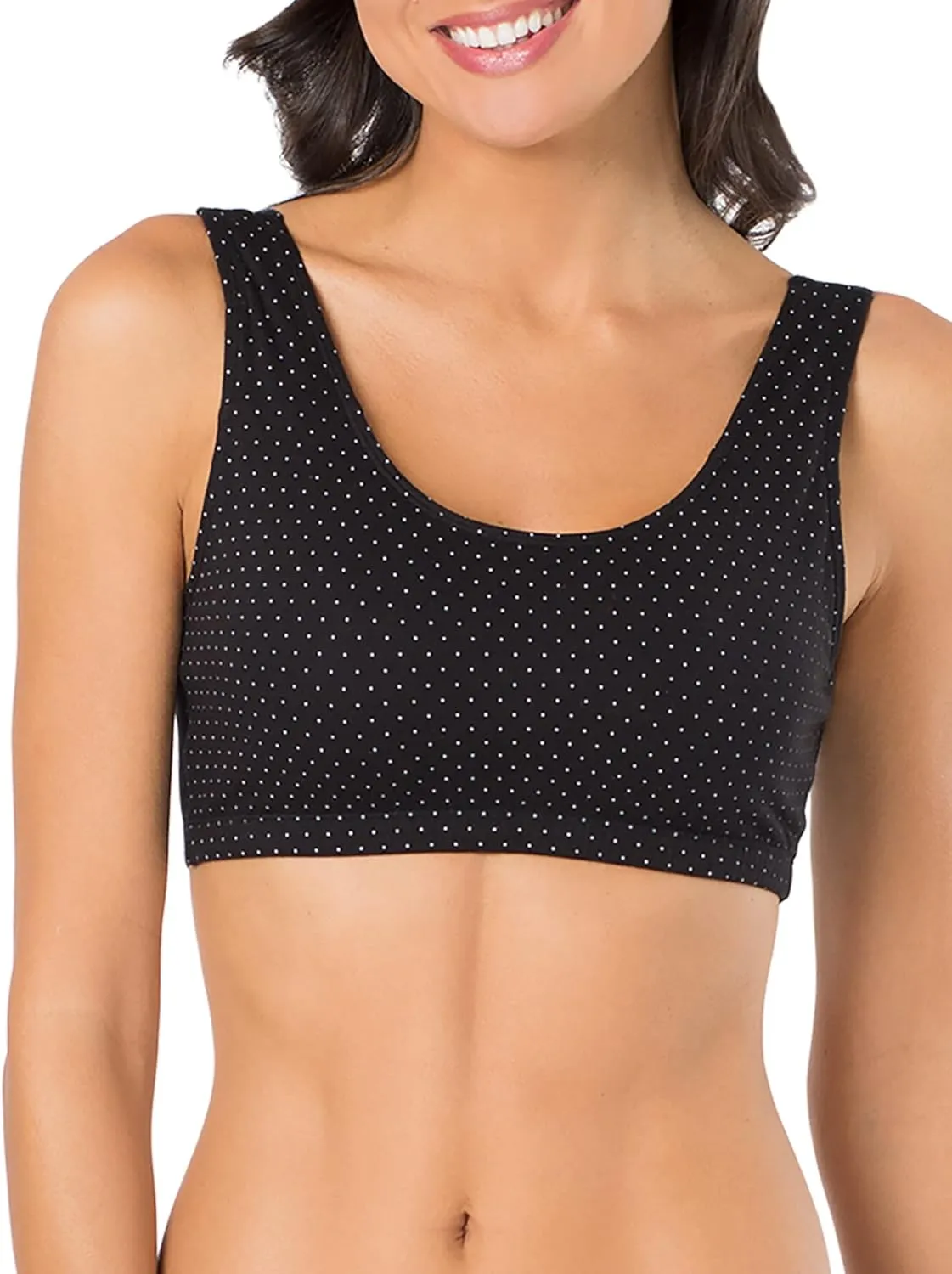 Fruit of the Loom Cotton Tank Bra for Women - Ultimate Comfort & Breathable Fit - Fashion Packs