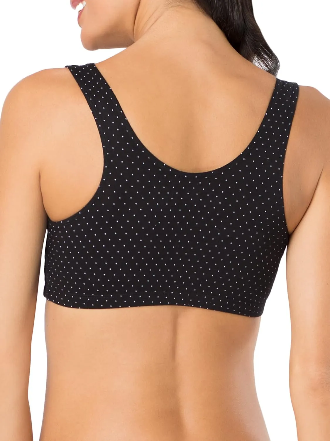 Fruit of the Loom Cotton Tank Bra for Women - Ultimate Comfort & Breathable Fit - Fashion Packs